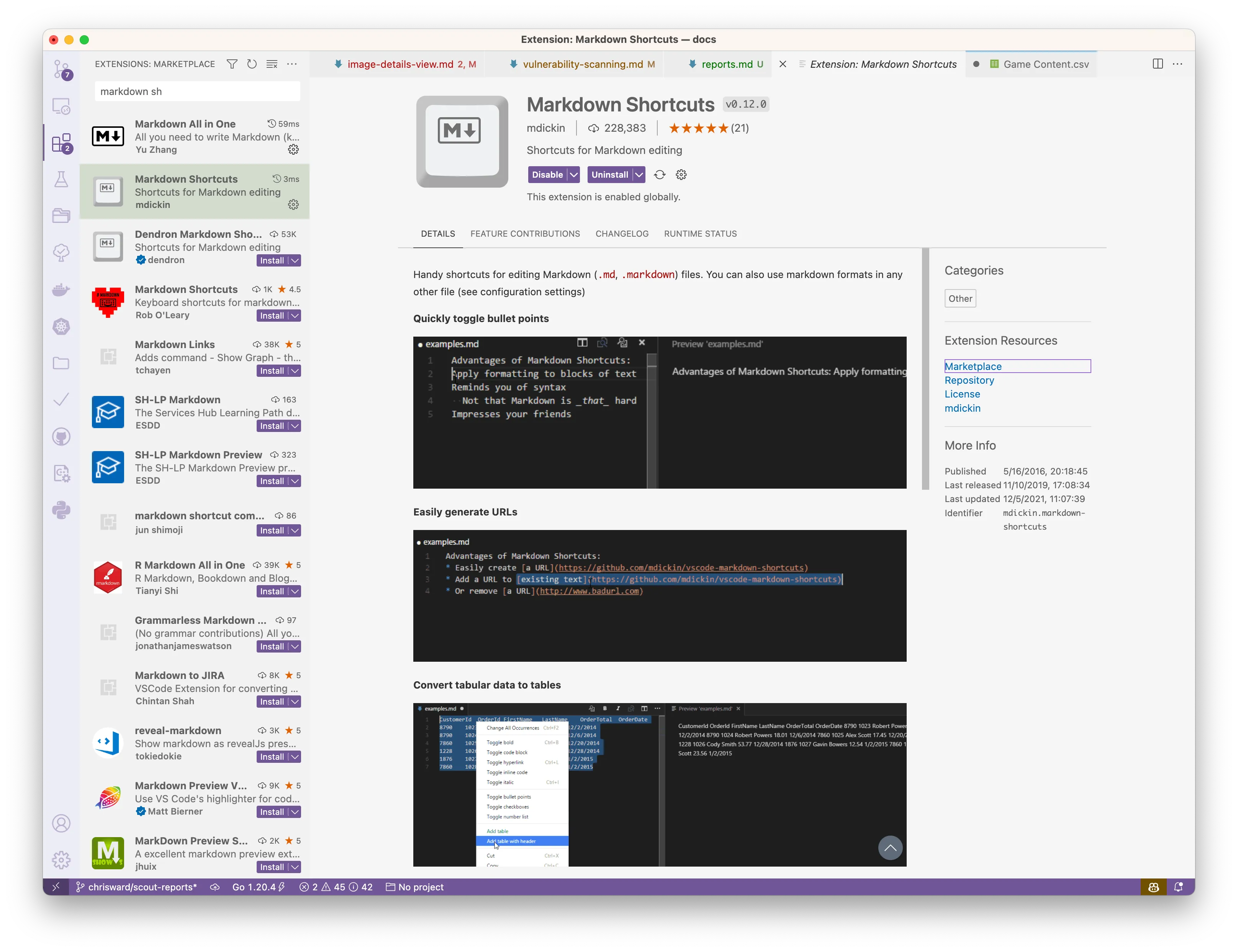 My tech writing setup