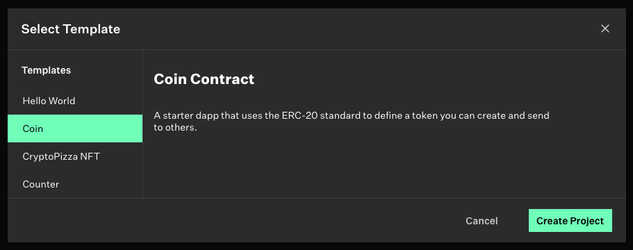 A fullstack dapp for creating tokens