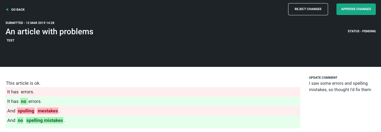 March 13th - An improved reading and writing experience