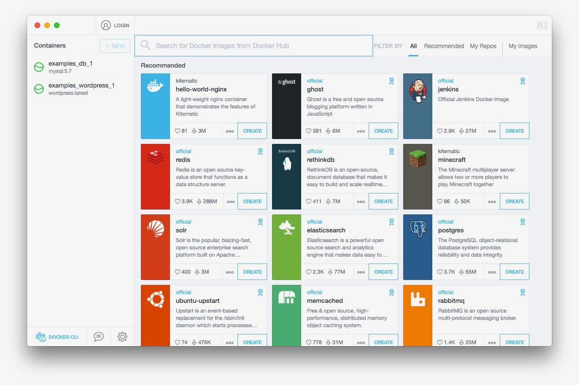 A Comparison of Docker GUIs