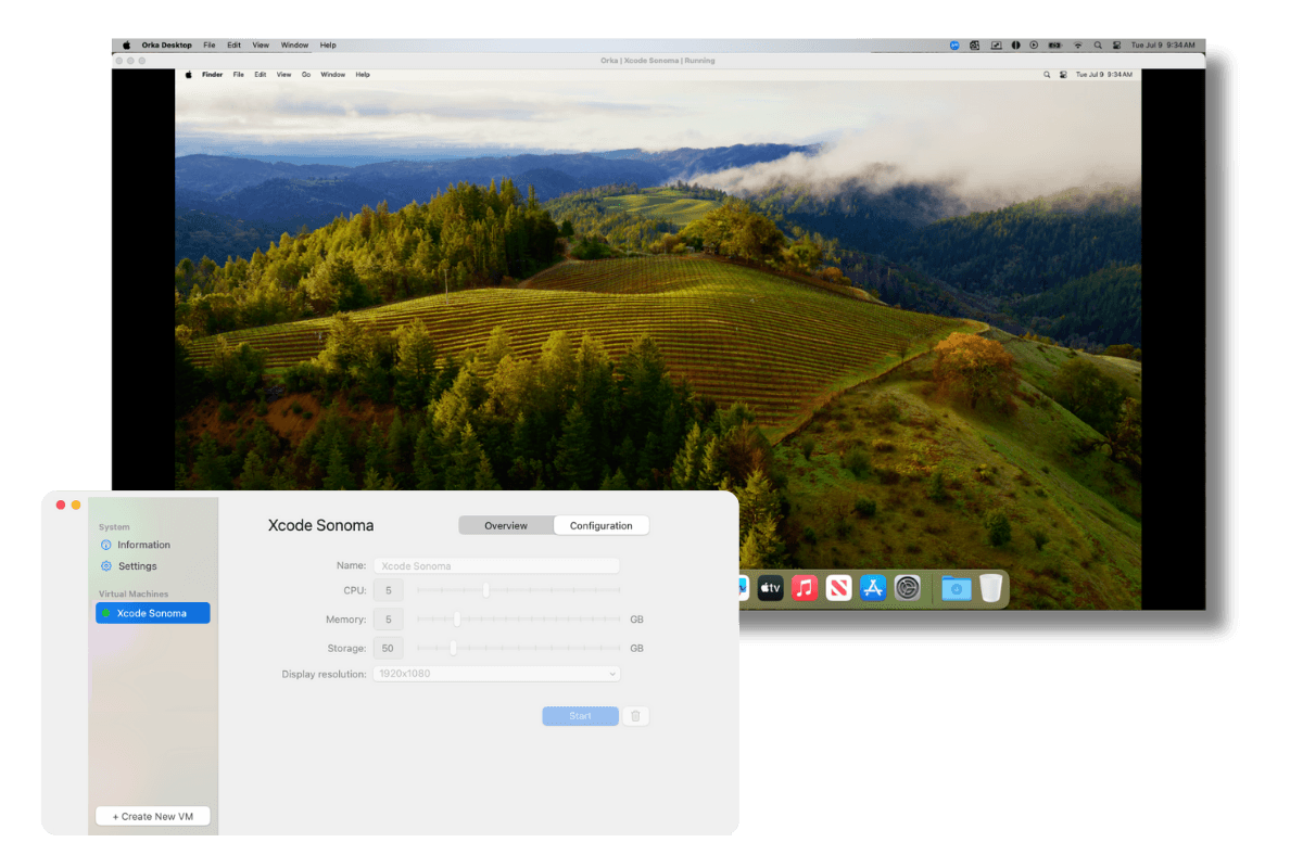 Using Orka Desktop to run and create OCI-compliant VMs on macOS
